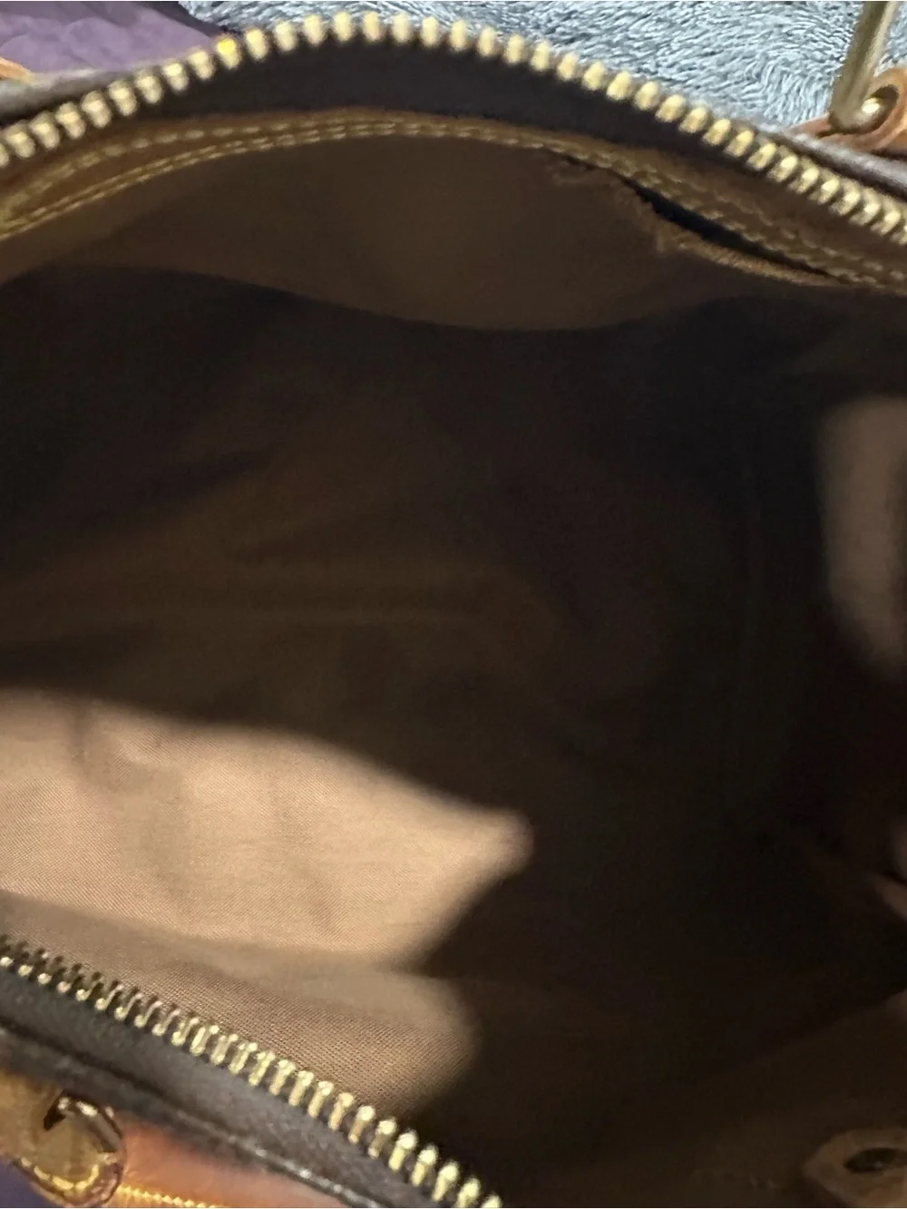 Louis Vuitton Monogram Canvas Satchel with Vachetta Leather Trim